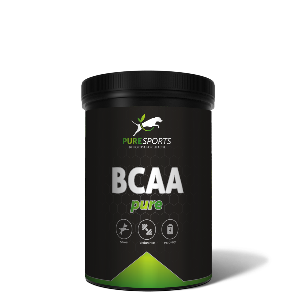 Pokusa - PureSports BCAA Pure 200g Pulver BCAA Pure entwickelt für Arbeits- und Sporthunde. reduziert Ermüdungsgefühl nach dem Training verbessert die Trainingsleistung (Kraft und Ausdauer) unterstützt die Muskelregeneration und Muskelschutz Vormischung für ausgewachsene Hunde.