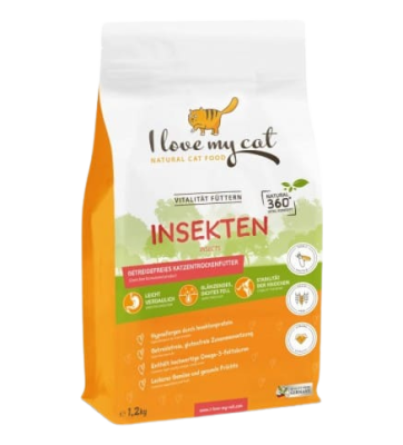 Bellfor - Katze Insekten-Trockenfutter 1,2Kg