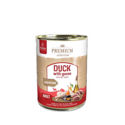 Pokusa - Premium Selection Ente mit Gans 800g, Hundefutter Nassfutter, Pokusa_for_health