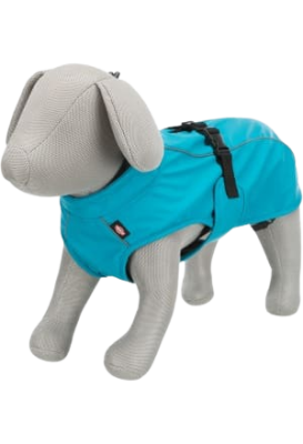Trixie, Regenmantel Vimy, blau, Regenkleidung für Hunde, Hundekleidung