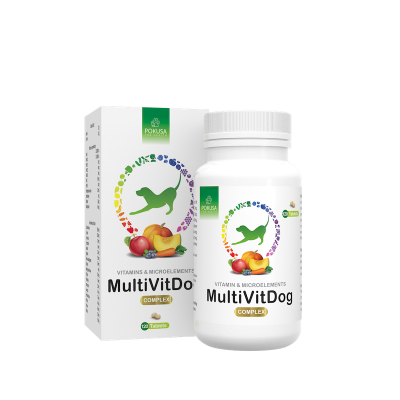 Pokusa - GreenLine MultiVit Dog - Vitamine für Hunde 120 Tabletten, Ergänzungsmittel für Hunde, Pokusa_for_health