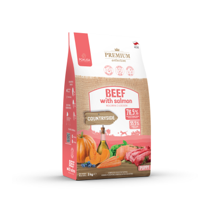 Pokusa - Premium Selection - Rind mit Lachs Puppy 12kg