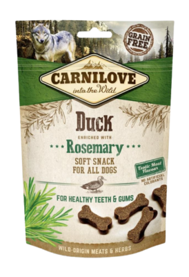 Hundefutter, Hundesnack, SoftSnack, EntenSnack, Carnilove