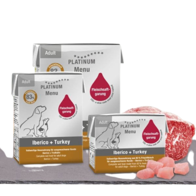 Platinum - Menu Iberico+Turkey - Vollwertige Nassnahrung
