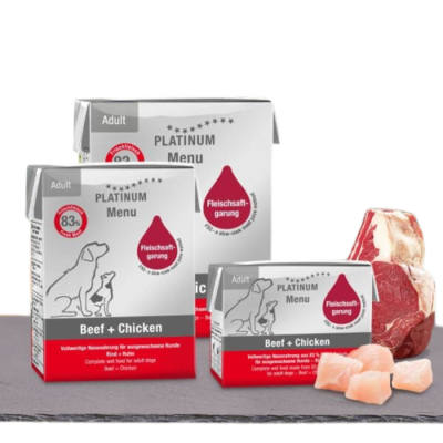Platinum - Beef+Chicken - Nassfutter - 12x375g