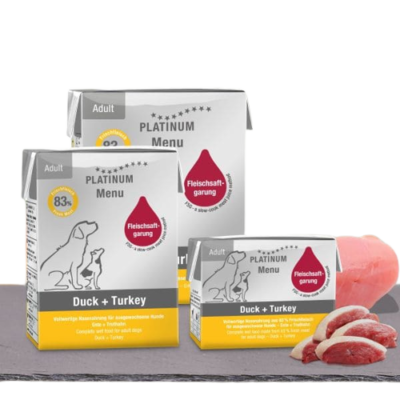 Platinum - Duck+Turkey - Nassfutter - 12x375g
