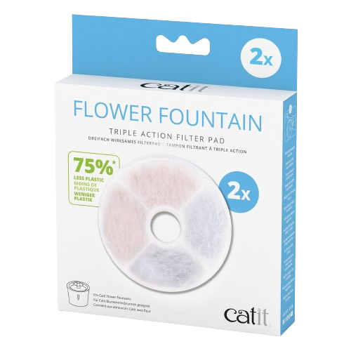 Catit 2.0 Triple Action Filter 2er Pack Ersatzfilter zu Flower Fountain