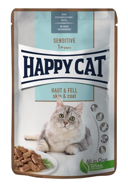 HappyCat Sensitive Haut & Fell 24*85g