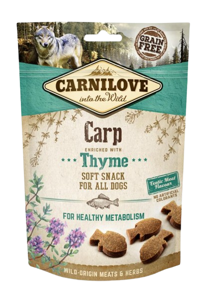Carnilove, Can Soft Snack, Karpfen Thymian 200g, Hundekekse, Hundeleckerli, Hundesnack