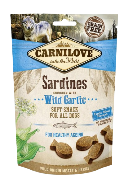 Carnilove, Can Soft Snack, Sardinen, 200g, Hundekekse, Hundeleckerli, Hundesnack
