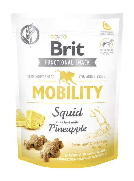 Brit Functional Snack, Hundesnack, Hundeleckerli, Dog Mobilty Squid