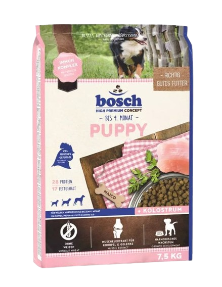 Bosch Tiernahrung, Bosch Hundefutter, Trockenfutter Bosch, HPC Puppy, Welpenfutter Hundefutter