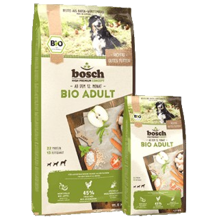 Bosch Tiernahrung, Bosch Hundefutter, Trockenfutter Bosch, HPC Bio Adult, Adultfutter Hundefutter