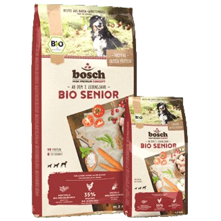 Bosch Tiernahrung, Bosch Hundefutter, Trockenfutter Bosch, HPC Bio Senior, Seniorhundefutter Hundefutter