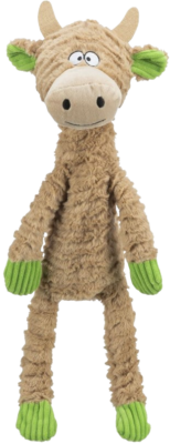 Trixie - Kuh, Plüsch/Tau, 50cm, Hundespielzeug, Hundeplüschtier