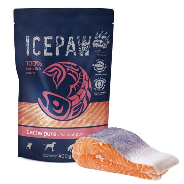 ICEPAW Lachs pure, Nassfutter, Feuchtfutter ICEPAW