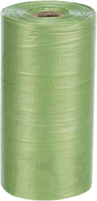 Hundekotbeutel, recycelt, 4 Rollen à 20 Btl., grün