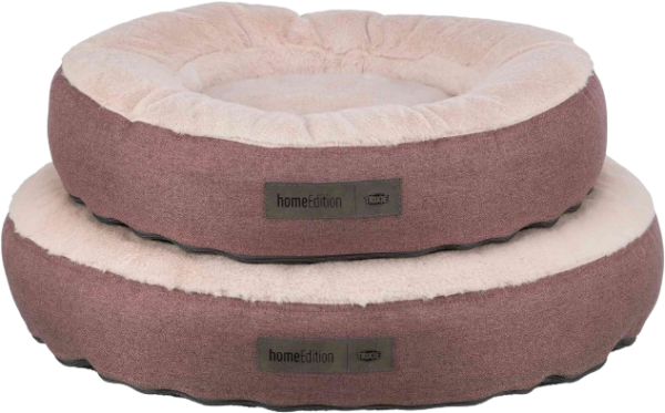 Trixie - HOME Edition - Hundebett Felicia, rund, beere/rosa ø 60cm