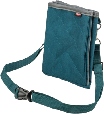 Trixie - Snacktasche Twin, 15×18×2,5cm, petrol