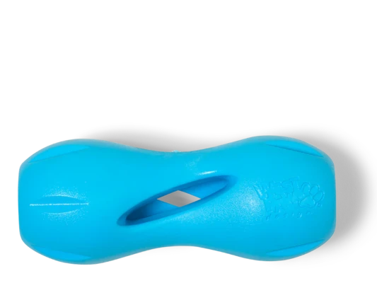 West Paw - Qwizl small 14.5 cm Blau - FÜR STARKE KAUER GEBAUT