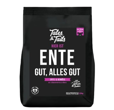 Tales & Tails - Ente gut, alles gut Softes Trockenfutter - Hundefutter mit Ente