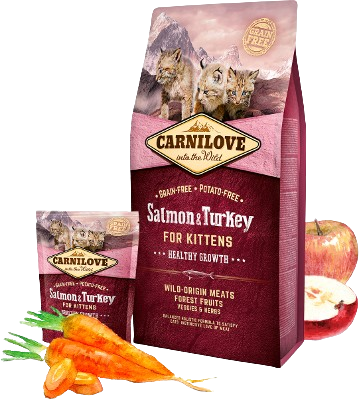 Carnilove - Kitten Lachs Truthahn 6 kg