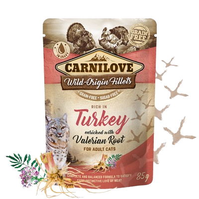 Carnilove- Fel Adult Pouch Ragout Truthahn 24x85g