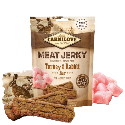 Carnilove - Meat Jerky Dog Turkey+Rabbit 12 x 100g