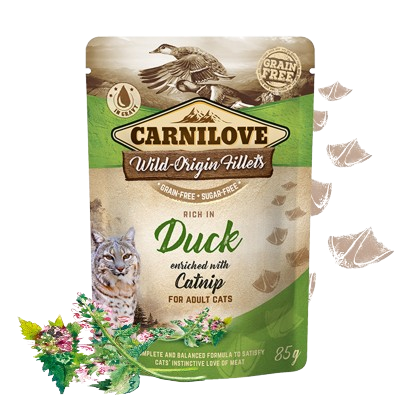 Carnilove- Fel Adult Pouch Ragout Ente 24x85g