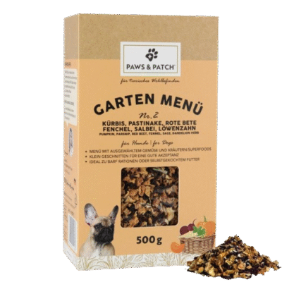 Paws & Patch - Garten Menü 2 Hund 500g