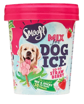 Smoofl - Hundeeis Mix - Erdbeere