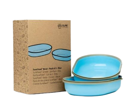 SureFeed - Futterautomat Schale blau 2er Pack