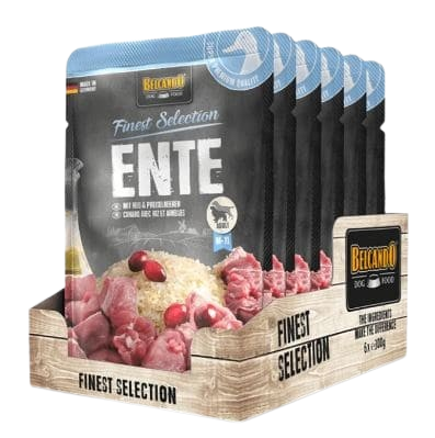 Belcando - Nassfutter Ente mit Reis & Preiselbeeren