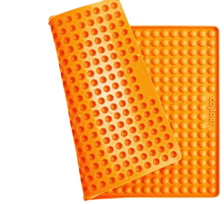 Backmatten für Hundeleckerlis in Halbkugelform