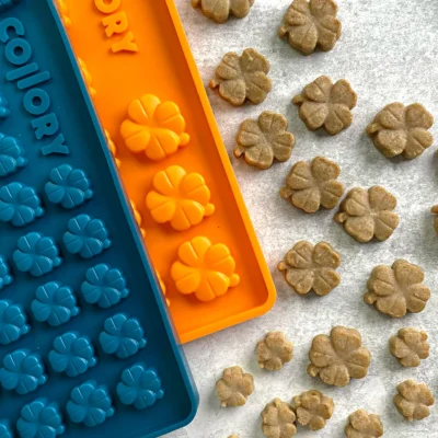 Collory - Backmatten für Hundeleckerlies - Kleeblatt