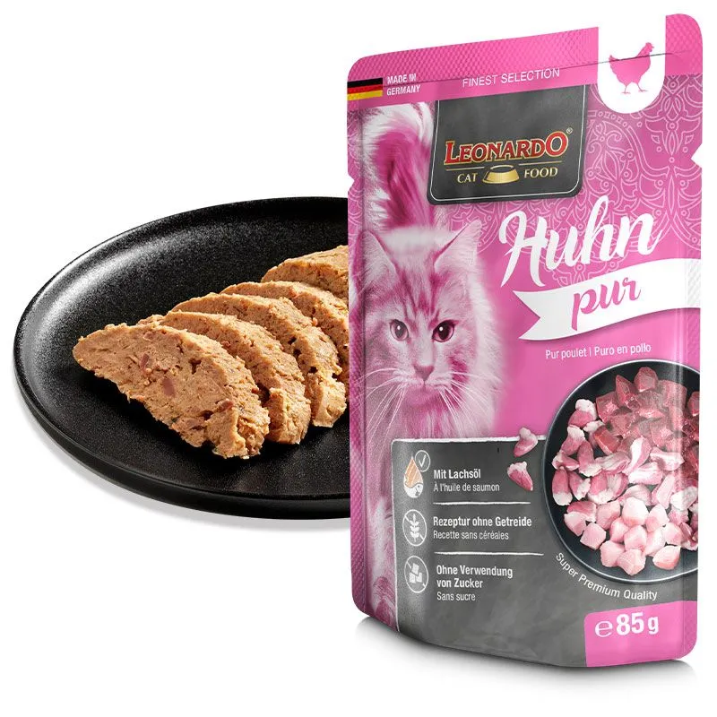 Leonardo – Huhn Pur – Nassfutter 85g