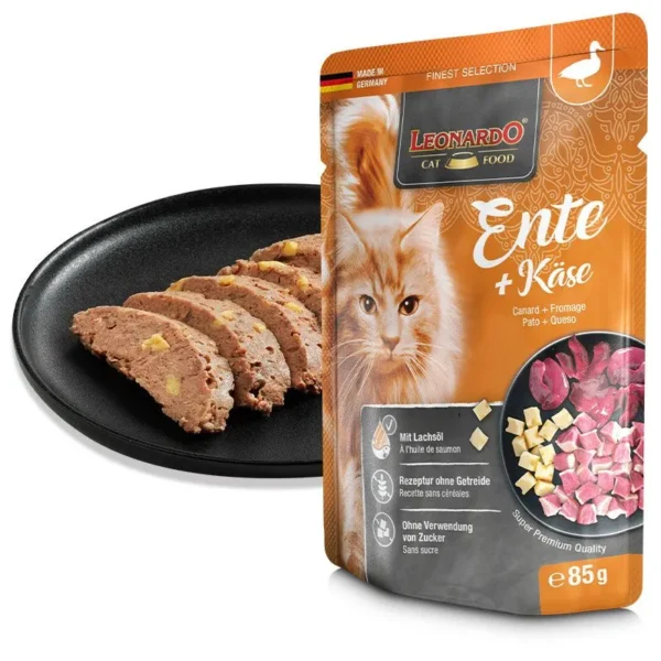 Leonardo - Ente + Käse - Nassfutter 85g