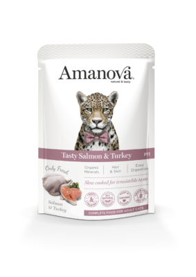 Amanova - Fel AdultGF Lachs + Truthahn 12x85g P11