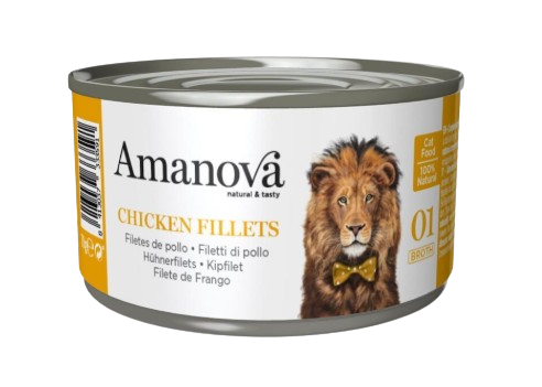 Amanova - EFM Fel Adult Huhn Fillets 12x70g - 01