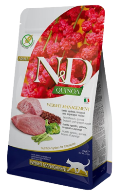 Farmina - N&D Quinoa Fel Weight Management Lamb