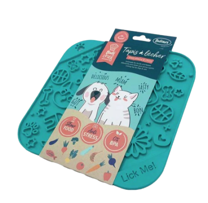 BubiChef - LickFun Schleckmatte, Türkis