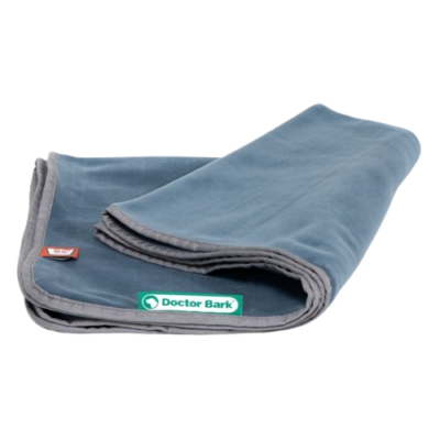 DoctorBark - Kuscheldecke blaugrau