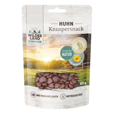 Wildes Land - Fel Snack Knuspersnack Huhn 50g