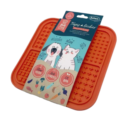 BubiChef - LickFour Schleckmatte, Orange