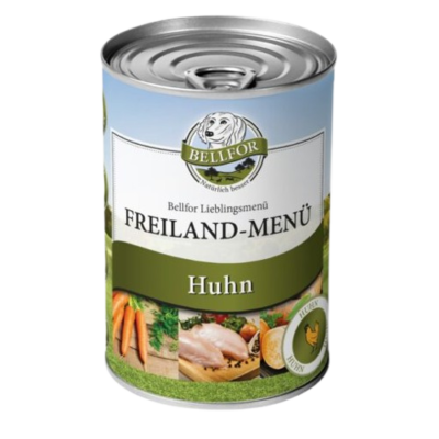 Bellfor - Freiland-Menü m. hohem Fleischanteil Huhn 400g