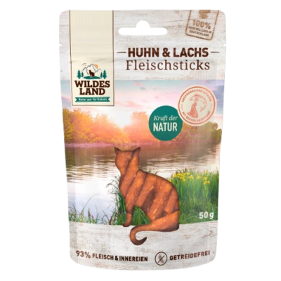 Wildes Land - Fel Sticks Huhn & Lachs 50g