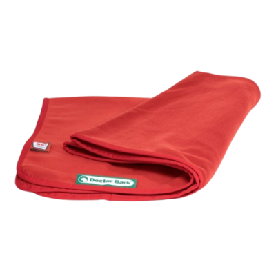 DoctorBark - Kuscheldecke Rot