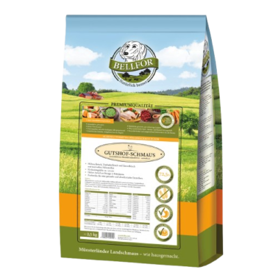 Bellfor - Gutshof-Schmaus Huhn, Truthahn & Entenfleisch 2,5Kg