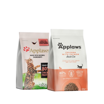 Applaws - Katzen Trockenfutter Huhn + Lachs 400g