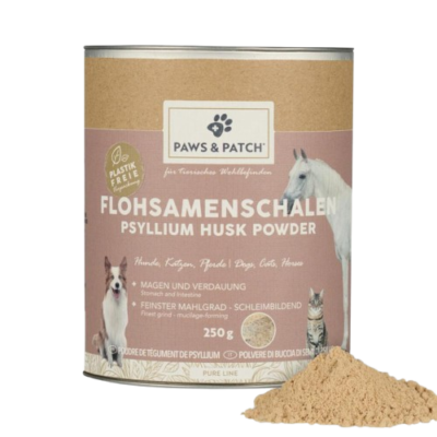 Paws and Patch - Flohsamenschalenpulver 250g Hd/Kz/Pferd